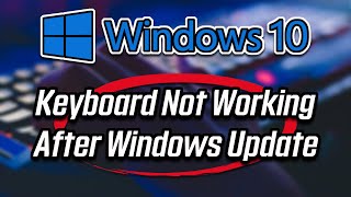 [FIXED] Keyboard Not Working After Windows Update in Windows 10/11