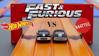 Hot Wheels Fast and the Furious  vs Mattel fun tournament race
