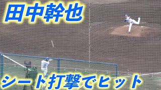 【ルーキー田中幹也】シート打撃でも爪痕を残して立浪監督に猛アピール  中日ドラゴンズ沖縄キャンプ 2023/02/05現地