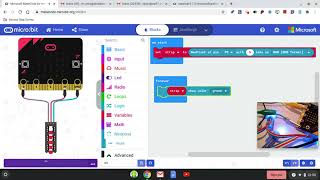CODE RGB LED STRING on MICRO BIT