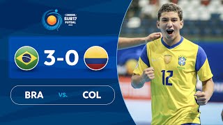 BRASIL vs. COLOMBIA [3-0] | RESUMEN | CONMEBOL #Sub17FS 2022