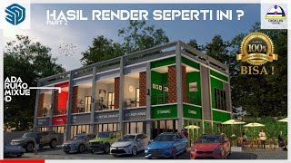 TUTORIAL RENDER SKETCHUP + VRAY CEPAT DAN MUDAH PART 2