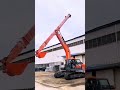 customized large telescopic boom excavator excavator