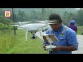 Guna dron racun, tabur baja sawah