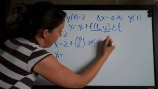 Euler's Method Example 3 (KristaKingMath)