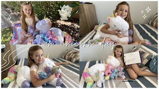 Unicorn Plush Toy, 24 Inches, White | MorisMos Stuffed Animals | ft @whit_adele #plushtoys #cute