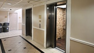 Galveston, TX: ThyssenKrupp Hydraulic Elevators and peek at a hotel room at the Baymont Inn