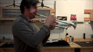 Harrelson HT5 Trumpet in Silver DEMO VIDEO