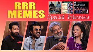 RRR Movie Team Reacting to Funny Memes - Interview with Suma || SIIMA