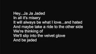 Aerosmith - Jaded with lyrics