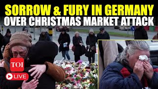 LIVE | Germans Cry On Streets, Pay Emotional Tribute To Christmas Market Attack Victims | Magdeburg