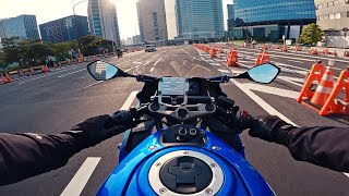 Tokyo 4K Onboard POV Motorcycle Riding GSX-R125