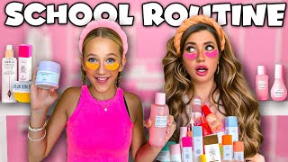 COPYiNG My SiSTERS SCHOOL MORNiNG ROUTiNE using only TiKTOK ViRAL PRODUCTS!