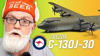 THE NEW Zvezda RAAF C-130J-30 Unboxed!