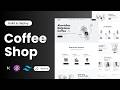 Build & Deploy Modern Coffee Shop Website with React, Next.js, Tailwindcss, Shadcn & Aos Animation