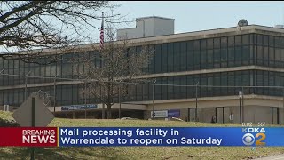 Mail Processing Facility In Warrendale To Reopen