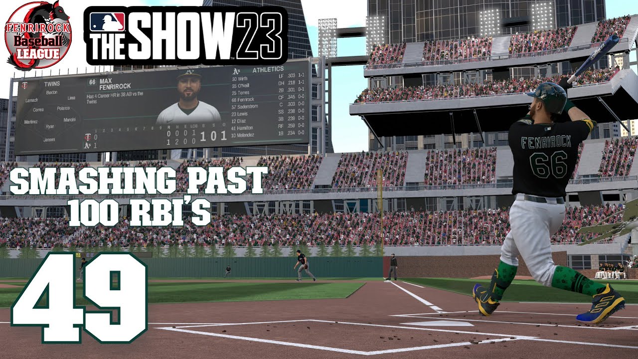 Smashing Past 100 RBI's | MLB The Show 23 Road To The Show Ep #49 - YouTube