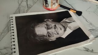 Johnny depp sketch drawing#turorial#drawing#sketch#short#art#youtubeartist#portrait#pencilsketch#art