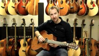 Taylor Guitar's 8-String Baritone Demo