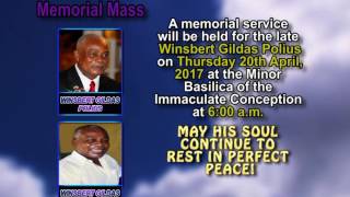 Winsbert Gildas Polius memorial mass and memorial