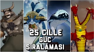 CİLLE EVRENİ GÜÇ SIRALAMASI - 25 Cille - #cille #keşfet #cille2069