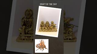 Fine Handcrafted Brass Lakshmi, Ganesh, Saraswati Statue by J.G. Art And Crafts ⭐