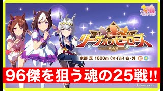 【ウマ娘】生きるか〇ぬか！もう後がないリーグオブヒーローズ京都1600m魂の25戦！！(8830pt~)【LoHマイル】