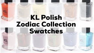 KLPolish Zodiac Collection Swatches and Comparisons
