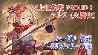 【備忘録】天上征伐戦 ケルブ PROUD＋ハーゼリーラ式フルチェループ軸 解説付き