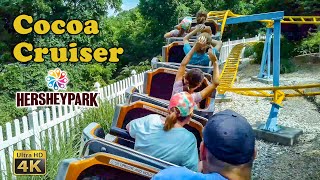 2021 Cocoa Cruiser Roller Coaster On Ride 4K POV Hershey Park