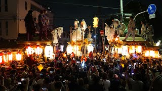 令和6年 市町/野堂東組/西脇組 合同曳行 平野郷杭全神社夏祭り だんじり祭