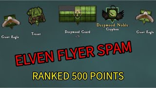 Warhammer? I hardly know 'er! SOVL PvP ranked, deepwood elven flyer spam.