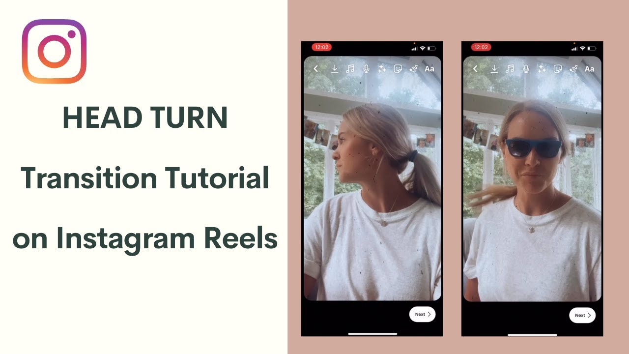 Easy Head Turn Transition Tutorial For Instagram Reels Youtube