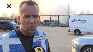 De Officier van Dienst van de brandweer over de schade