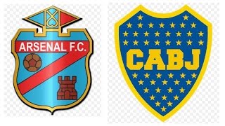 Previa del partido: Arsenal  vs Boca Juniors - Fecha 16 - Torneo Transición