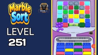 Marble Sort level 251 walkthrough solution