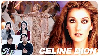 Korean artists' real reactions to celine dion music video! l Asopo