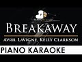 Avril Lavigne, Kelly Clarkson - Breakaway - Piano Karaoke Instrumental Cover with Lyrics