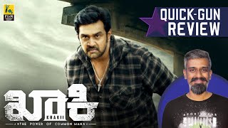 Khakii Kannada Movie Review By Kairam Vaashi | Quick Gun Review | Subtitled