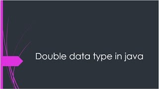 Lecture 14:- Double data types in java || LearningStrome Academy