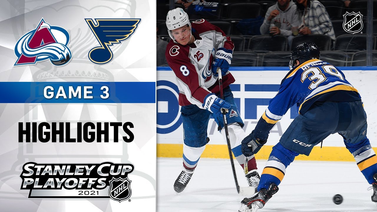 First Round, Gm 3: Avalanche @ Blues 5/21/21 | NHL Highlights - YouTube