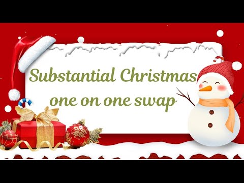 Outgoing Christmas Swap To Bethany Youtube