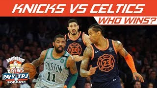 Who Wins New York Knicks vs Boston Celtics | Hoops & Brews