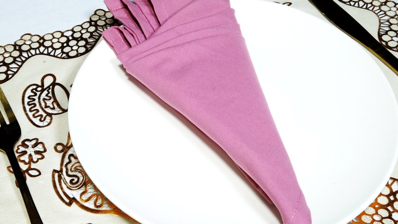 10 Design Table Napkin Folding Youtube