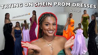 TRYING ON SHEIN PROM DRESSES | $50 DRESS?? | IS IT WORTH THE MONEY?? | DISCOUNT IN VIDEO