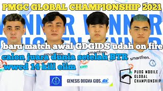 GDGIDS on fire ! wwcd 14 kill | PMGC global Championship | PUBG MOBILE week 3 day 1