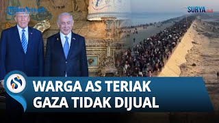 Demo Besar! Warga AS Turun ke Jalan seusai Trump akan Ambil Alih Jalur Gaza \u0026 Kerahkan Tentara