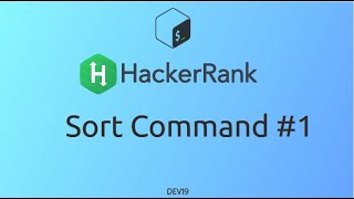 #28 Sort Command #1 | HackerRank Linux Shell #shellscripting #hackerrank #coding #858