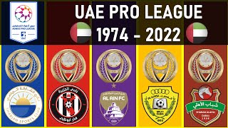 #213 UAE PRO LEAGUE • WINNERS LIST [1974 - 2022]