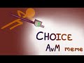 Choice // Alan Becker Meme // Animation vs Minecraft